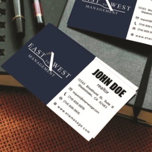 Design de Carte de Visite par gitaugriffith pour East to West Management, Inc. | Design : #12107143