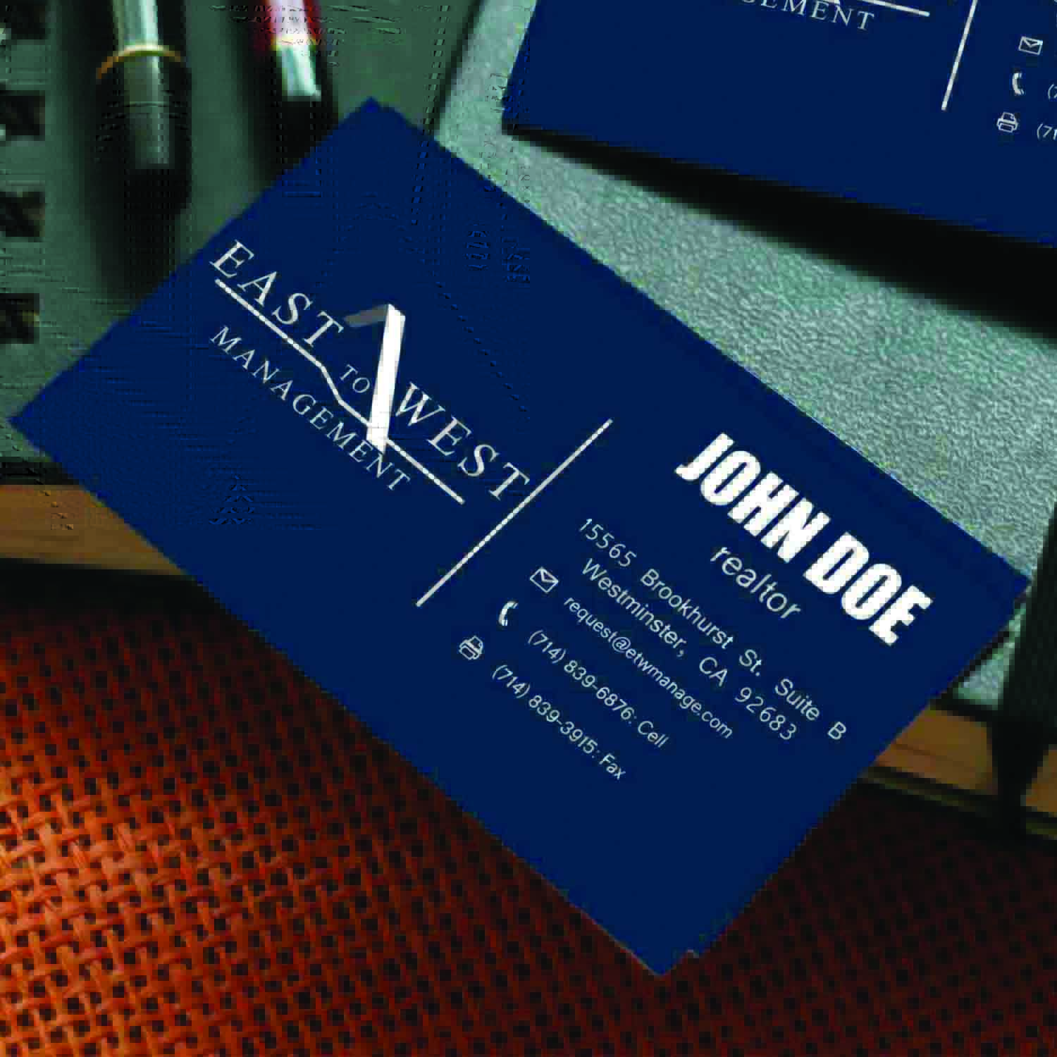 Business Card Design by gitaugriffith for East to West Management, Inc. | Design #12107144