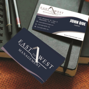 Design de Carte de Visite par gitaugriffith pour East to West Management, Inc. | Design : #12136243