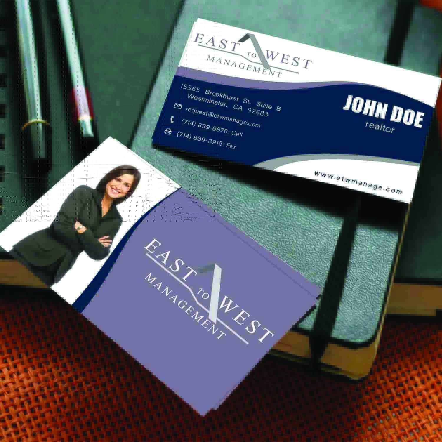 Business Card Design by gitaugriffith for East to West Management, Inc. | Design #12137212