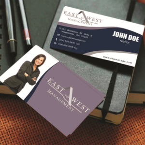 Design de Carte de Visite par gitaugriffith pour East to West Management, Inc. | Design : #12137212