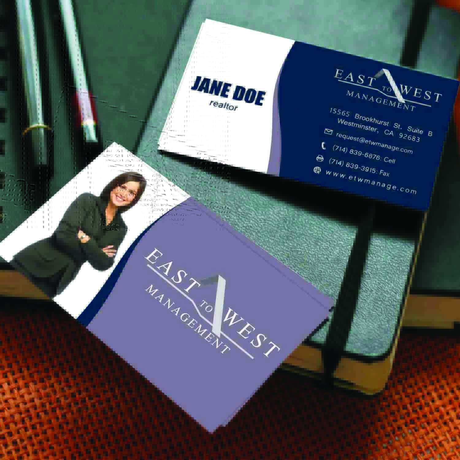 Business Card Design by gitaugriffith for East to West Management, Inc. | Design #12137269