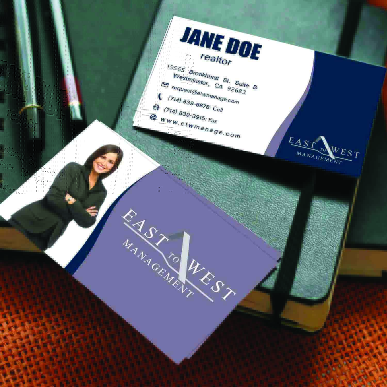 Business Card Design by gitaugriffith for East to West Management, Inc. | Design #12138333