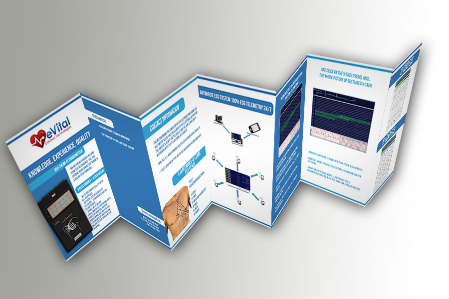 Broschüren-Design von ernestsegovia für eVital Cardiac Technolgies, LLC | Design #12082280