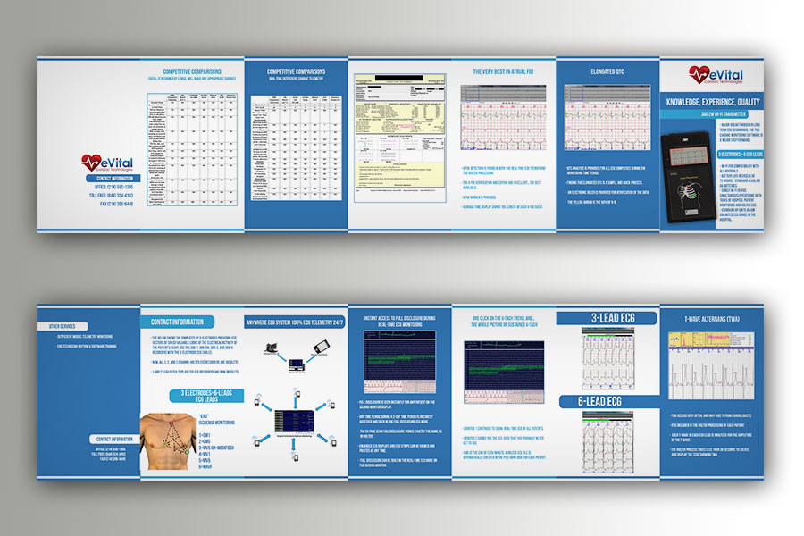 Brochure Design by ernestsegovia for eVital Cardiac Technolgies, LLC | Design #12106666