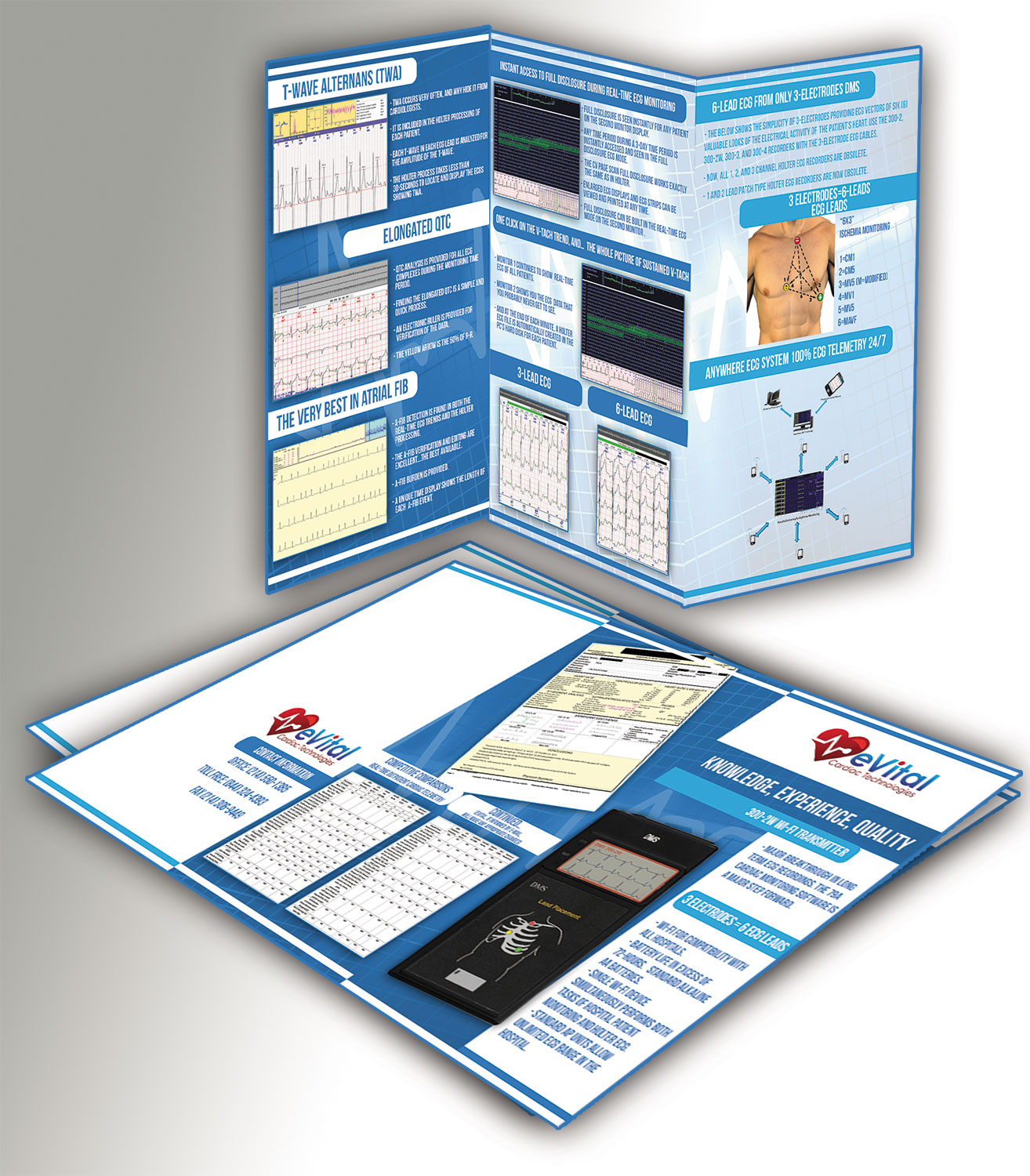 Brochure Design by ernestsegovia for eVital Cardiac Technolgies, LLC | Design #12107807