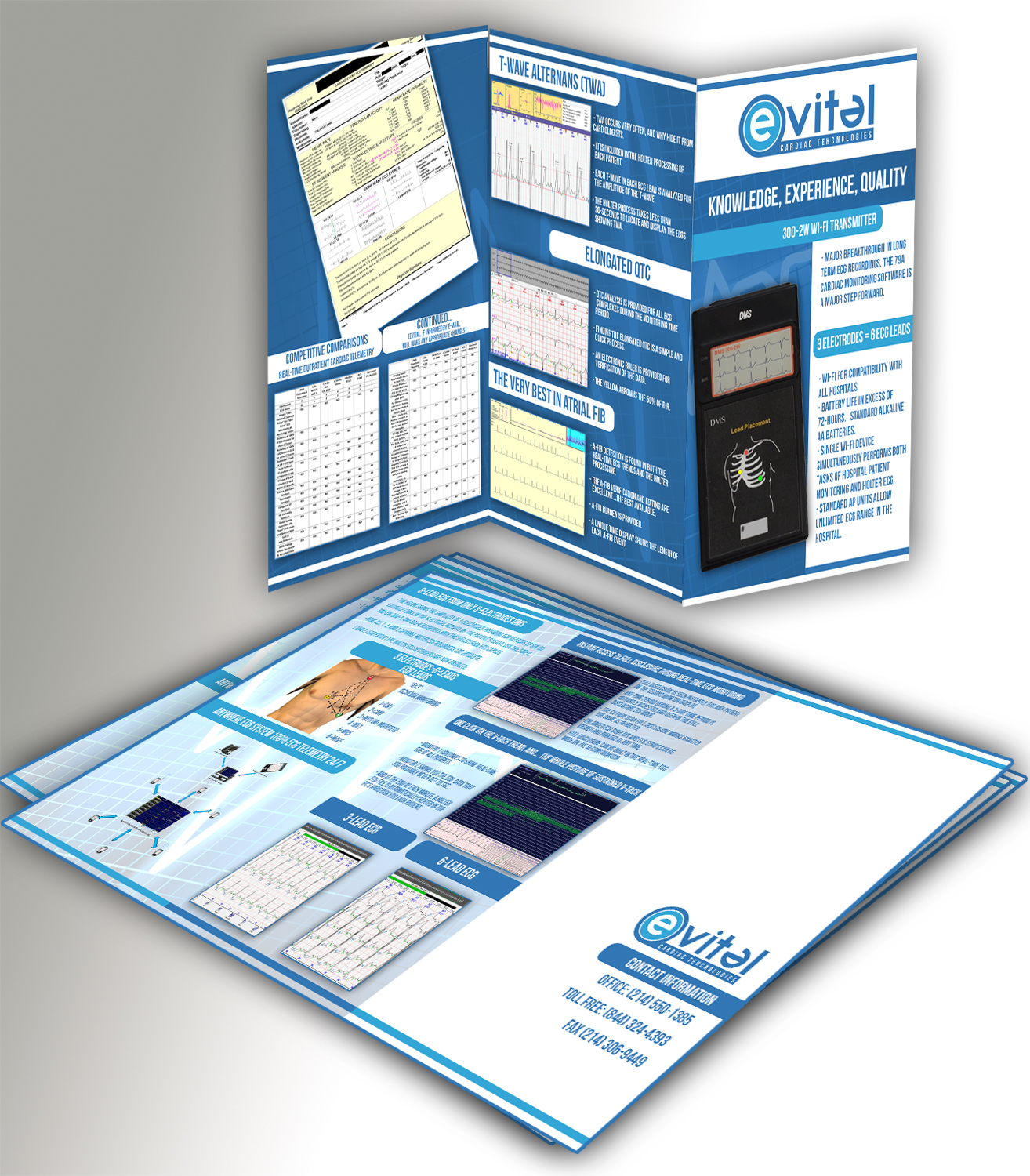 Brochure Design by ernestsegovia for eVital Cardiac Technolgies, LLC | Design #12141878
