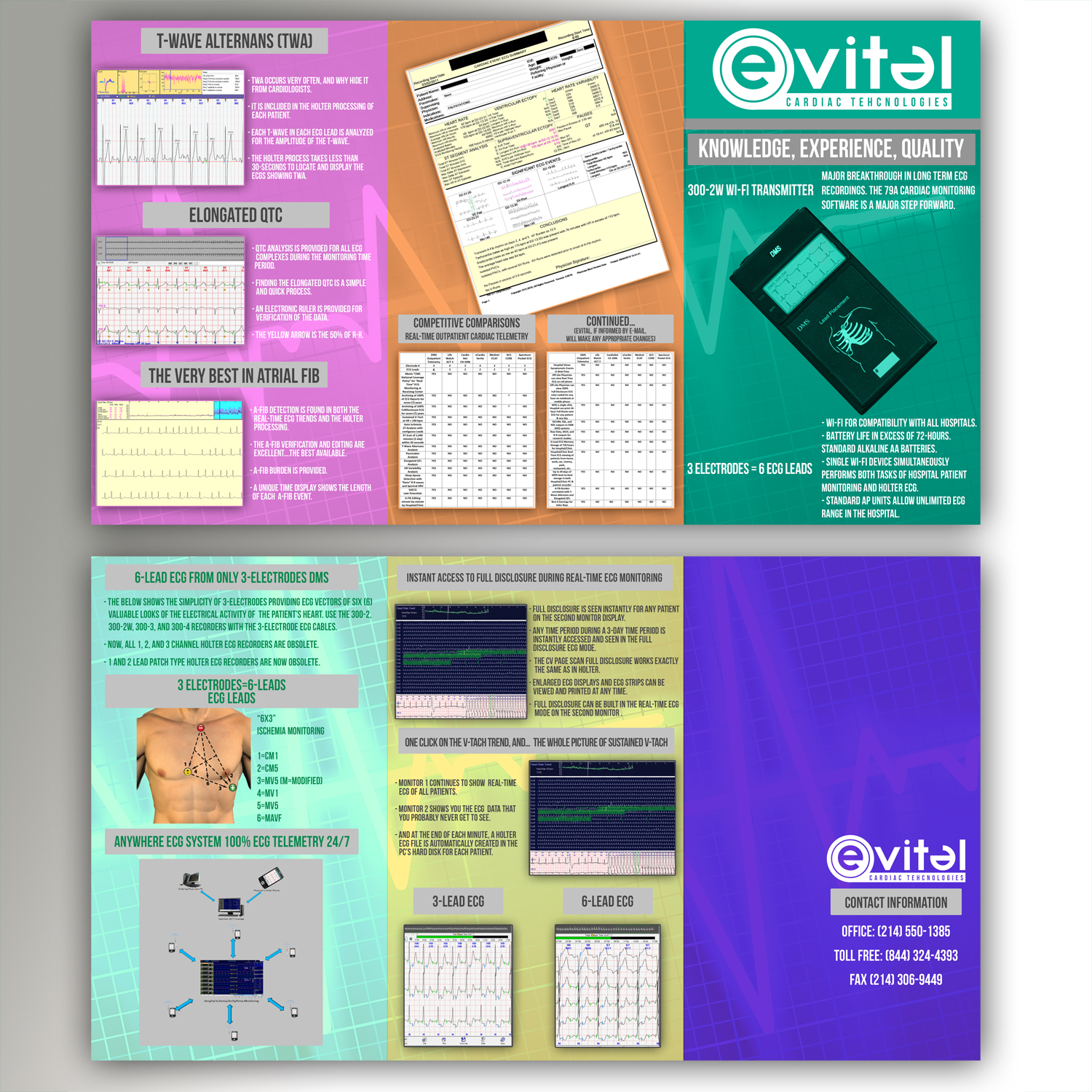 Brochure Design by ernestsegovia for eVital Cardiac Technolgies, LLC | Design #12143273