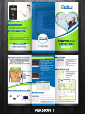 Brochure Design by innovative earth for eVital Cardiac Technolgies, LLC | Design: #12148750