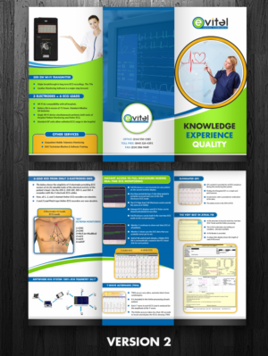 Brochure Design by innovative earth for eVital Cardiac Technolgies, LLC | Design: #12148751