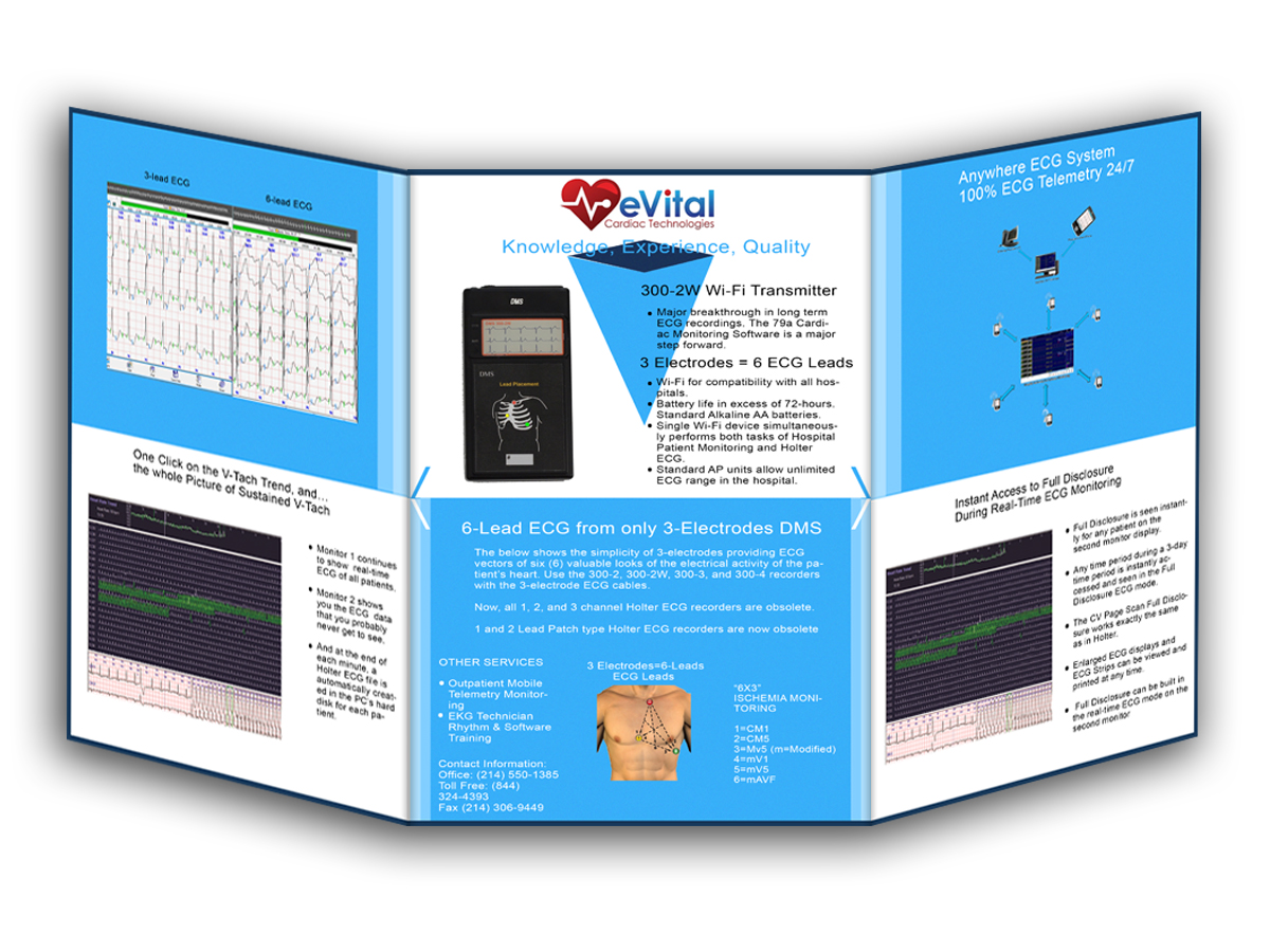 Brochure Design by designerftf for eVital Cardiac Technolgies, LLC | Design #12137597