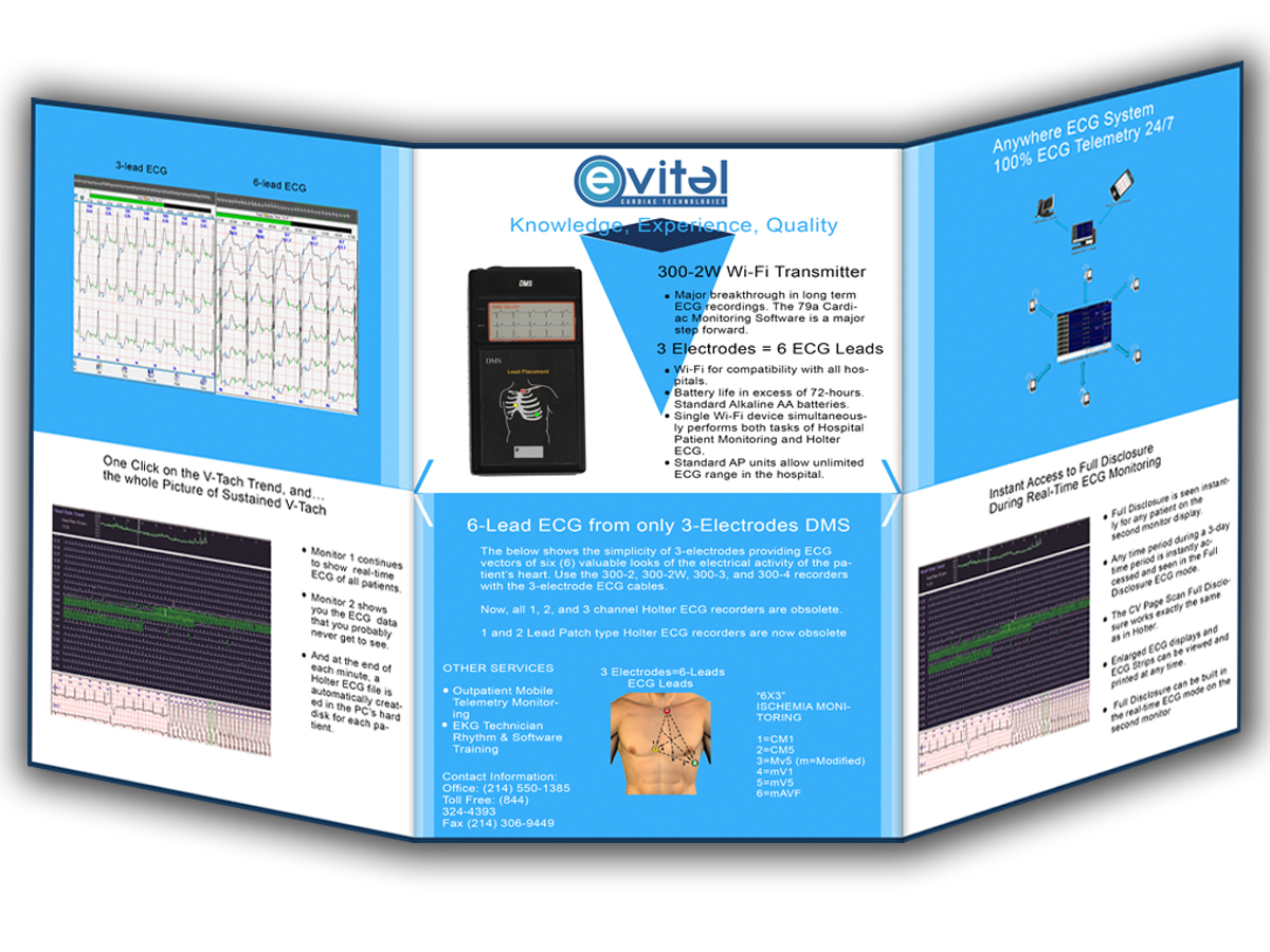 Brochure Design by designerftf for eVital Cardiac Technolgies, LLC | Design #12147990