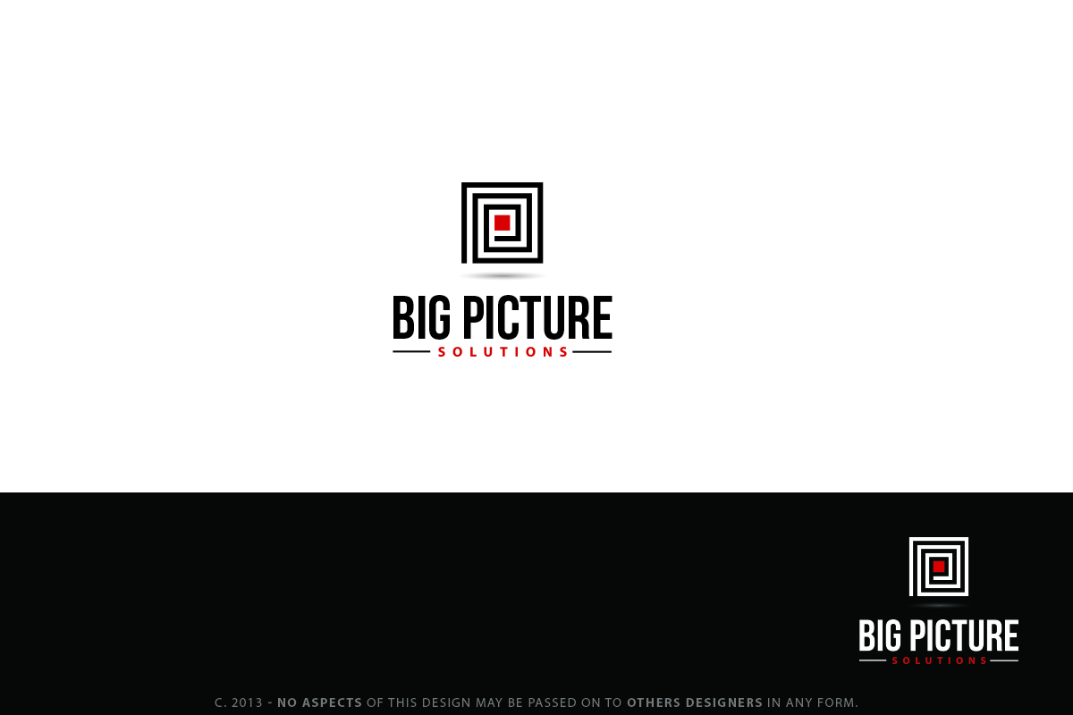 Logo Design by Senseless for Big picture Solutions | Design #2375676