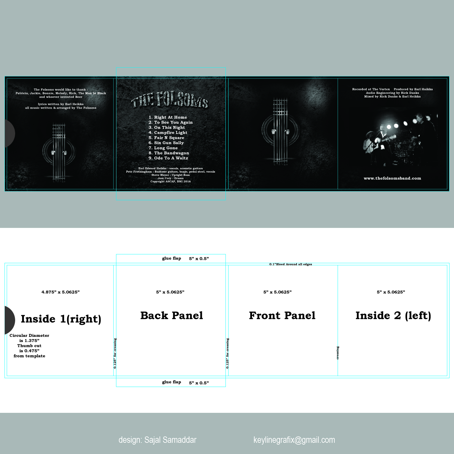 CD Cover Design by Sajal Samaddar for this project | Design #12055014