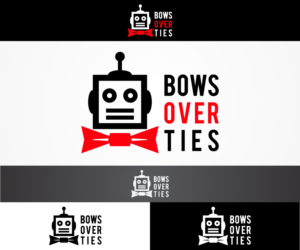 Logo Design by sangeloenriquez for Bows Over Ties | Design #12052199