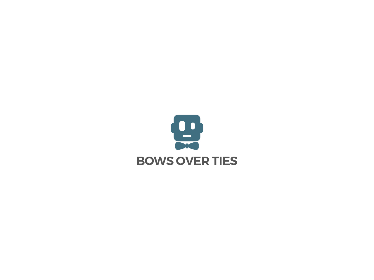 Logo Design by albert.designs for Bows Over Ties | Design #12197248