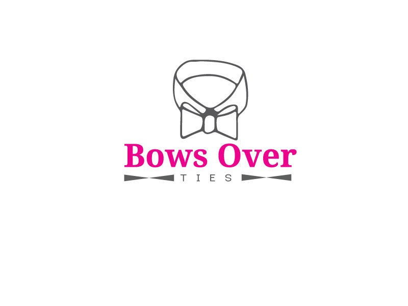 Logo Design by jewelahmed913 for Bows Over Ties | Design #12192560