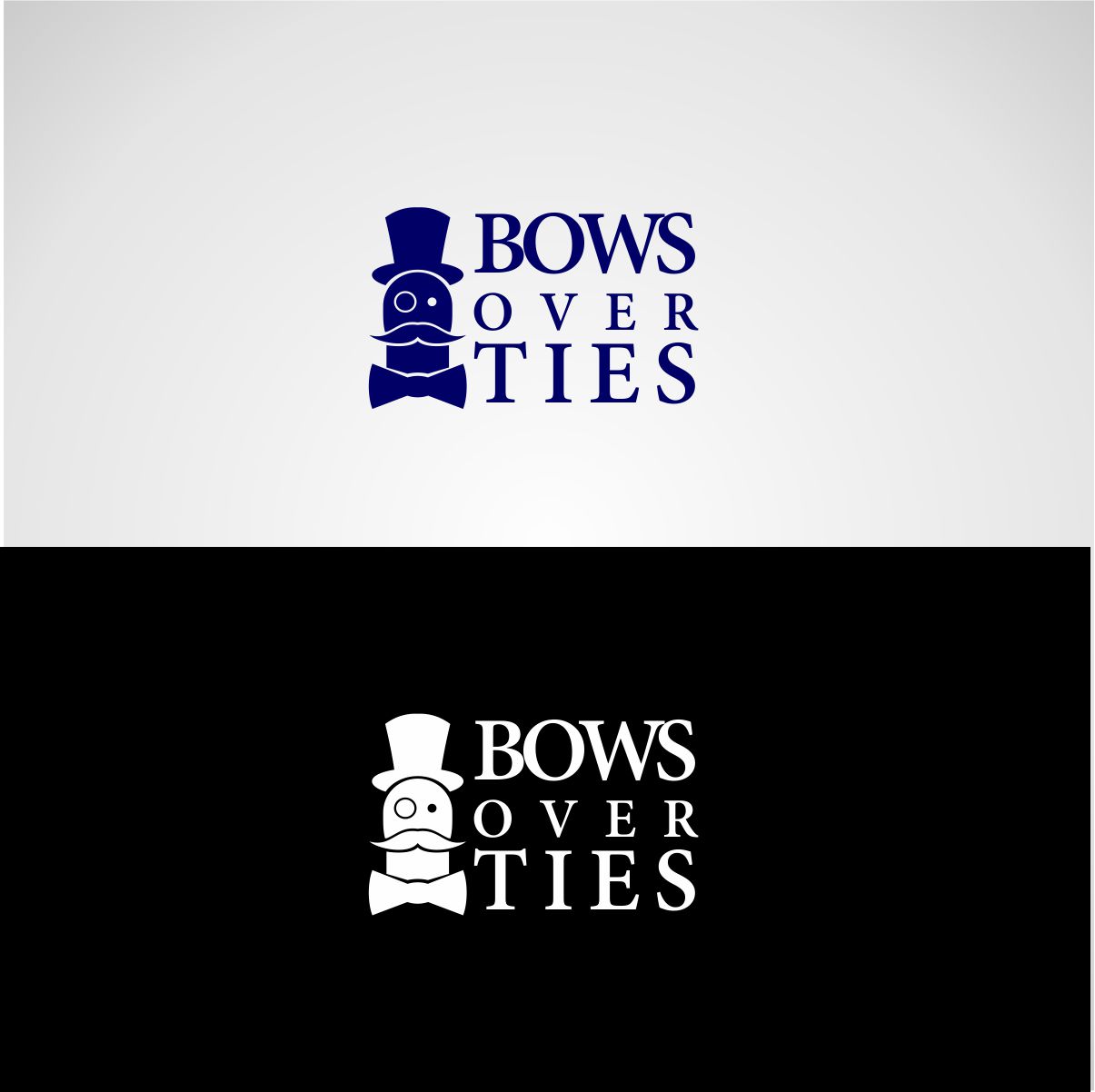 Logo Design by FlorinMH for Bows Over Ties | Design #12076284