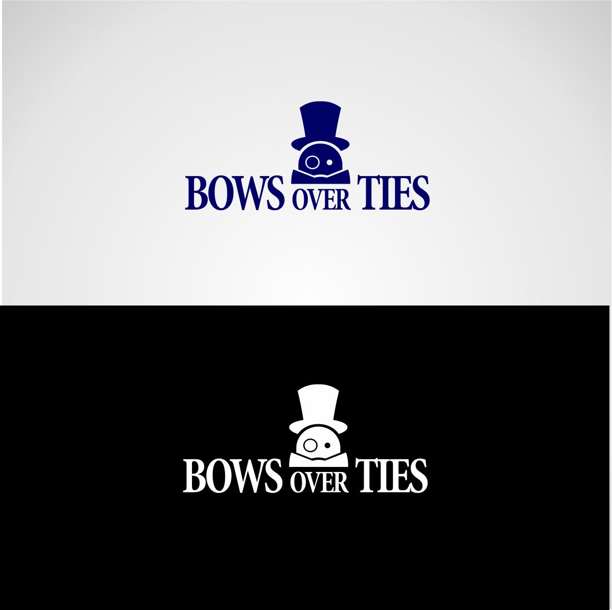 Logo Design by FlorinMH for Bows Over Ties | Design #12076286