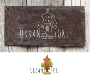 Logo Design by RoundYellow for Urban Fort Play Cafe | Design: #12074031