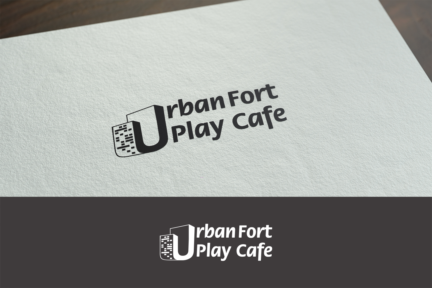 Logo Design by Grafactory for Urban Fort Play Cafe | Design #12127449