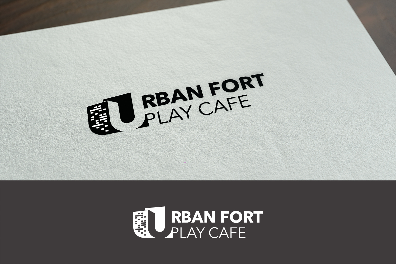 Logo Design by Grafactory for Urban Fort Play Cafe | Design #12129086