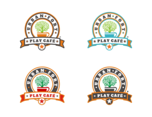 Logo Design by LIZZY LO for Urban Fort Play Cafe | Design: #12084021