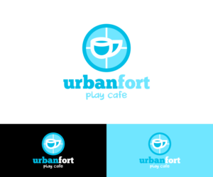Logo Design by HR Design for Urban Fort Play Cafe | Design: #12056958