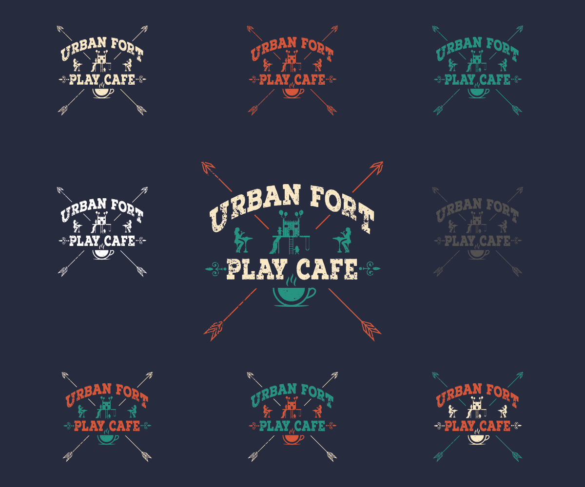 Diseño de Logo por just_me para Urban Fort Play Cafe | Diseño #12090918