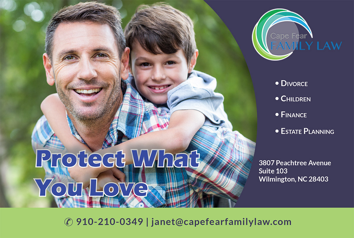 Magazine Design by Venus L. Penaflor for Cape Fear Family Law | Design #12051144
