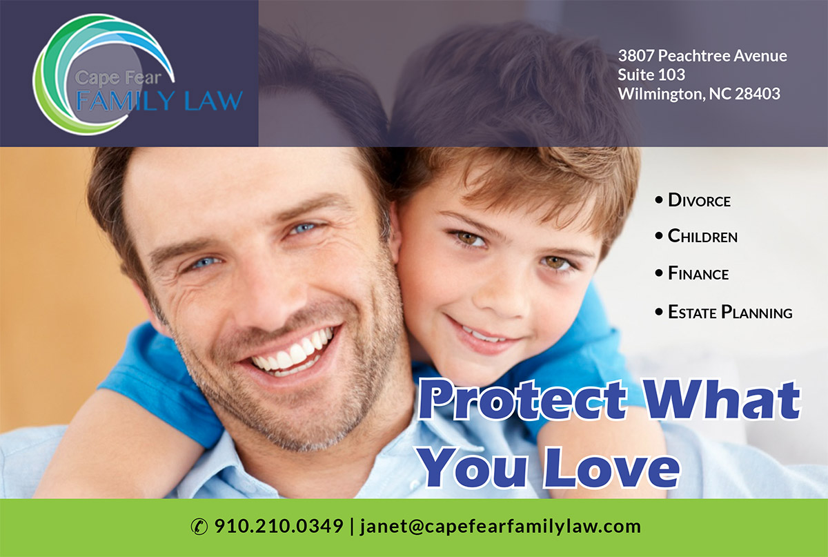 Magazine Design by Venus L. Penaflor for Cape Fear Family Law | Design #12053116