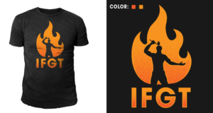 Need a Fire Eating Tshirt Design for Life Coaching Business
