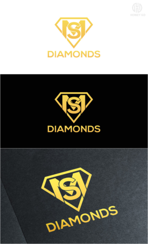 SM Diamonds | Logo Design by Honey GD