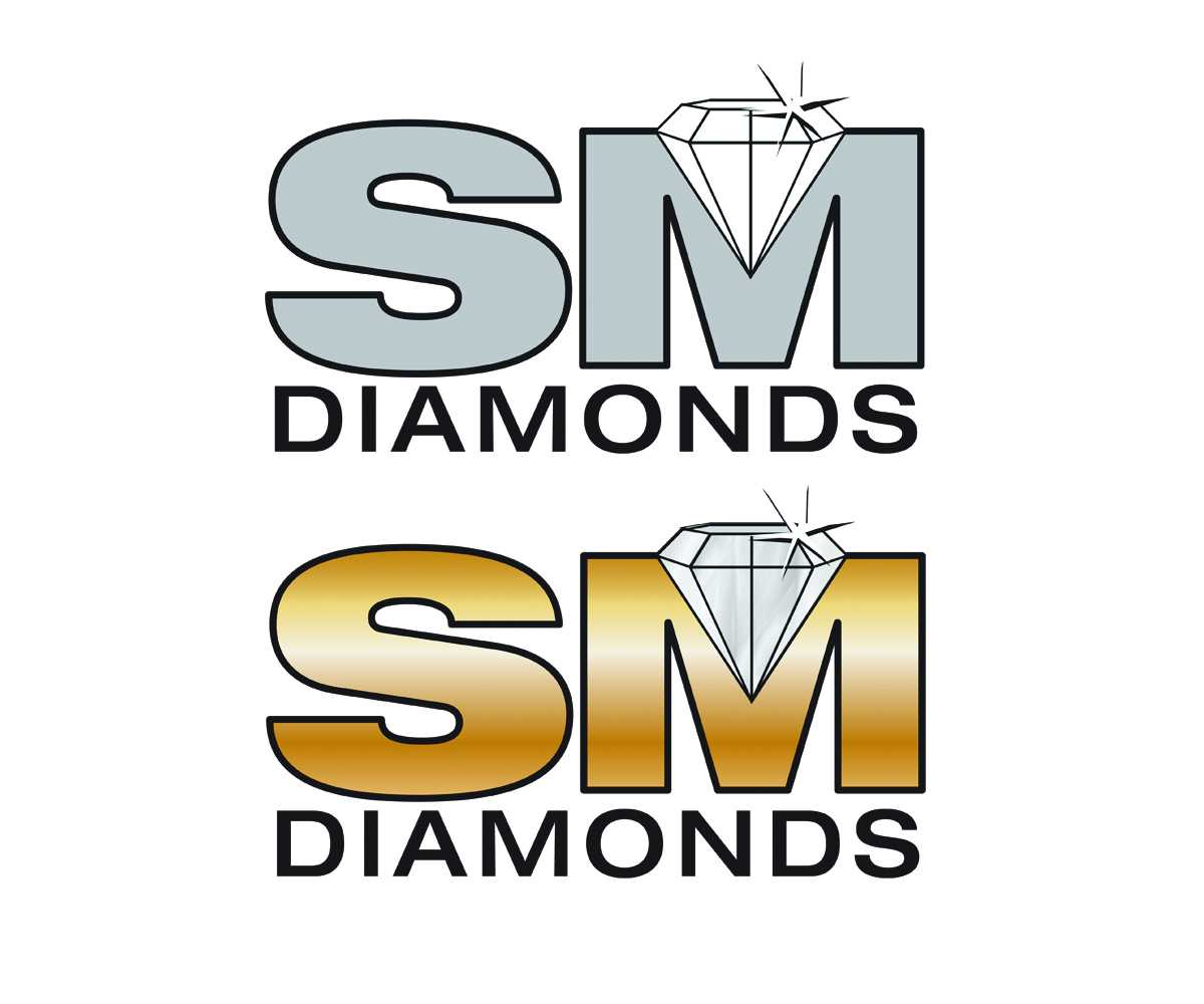 Logo Design by Hot Rod for SM Diamonds Pty Ltd | Design #12133640