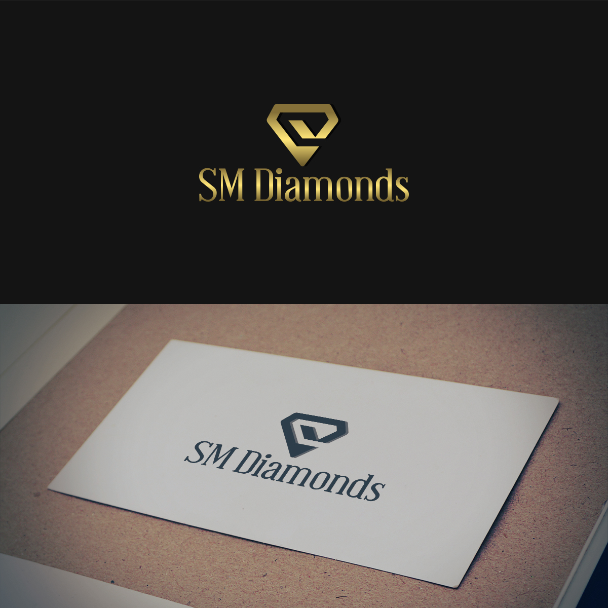 Logo Design by jemstech for SM Diamonds Pty Ltd | Design #12117895