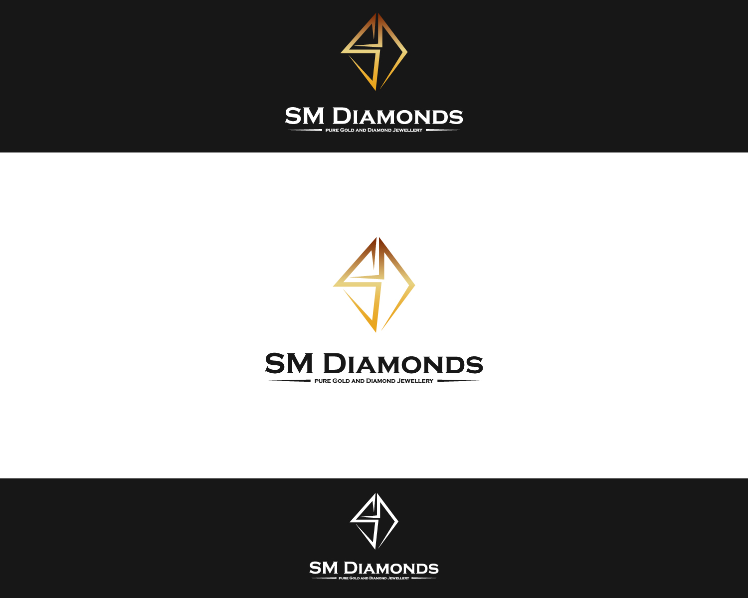 Logo Design by Atec for SM Diamonds Pty Ltd | Design #12112912