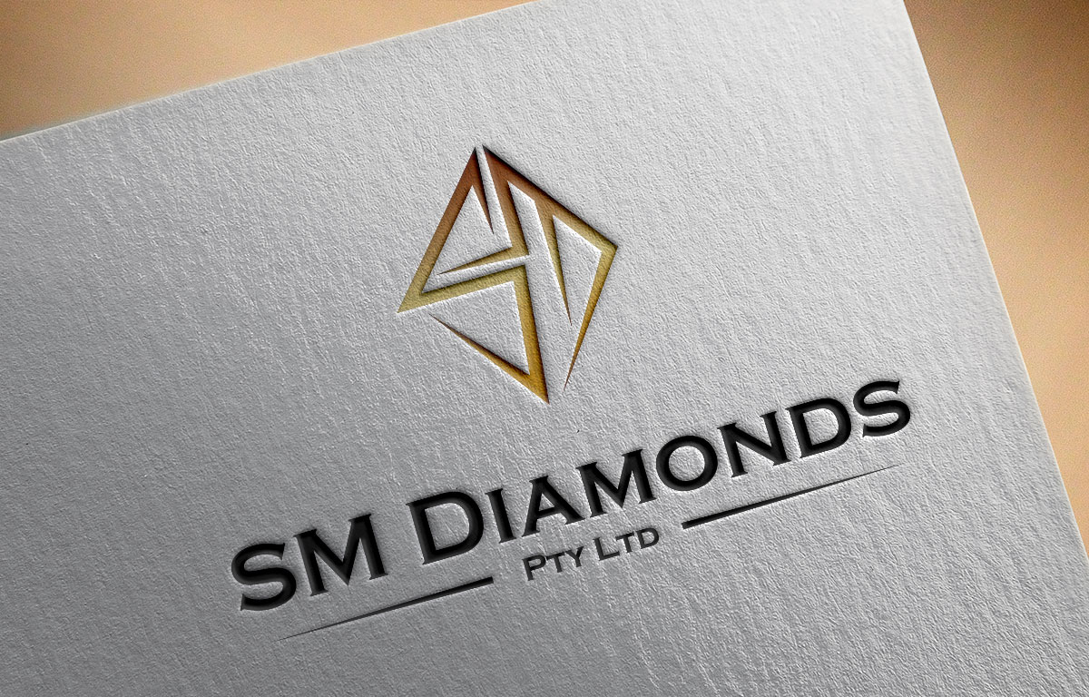 Logo Design by Atec for SM Diamonds Pty Ltd | Design #12113973