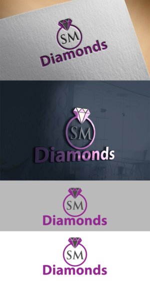 Logo Design by king solangi for SM Diamonds Pty Ltd | Design: #12127248