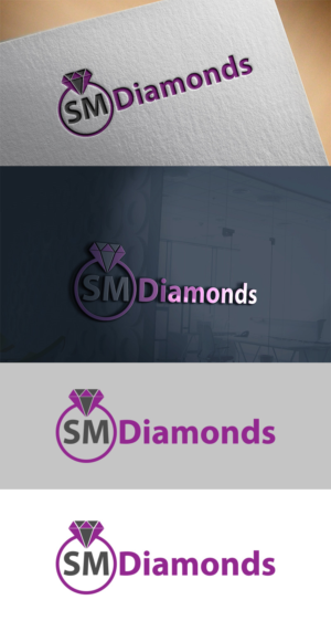 Logo Design by king solangi for SM Diamonds Pty Ltd | Design: #12127249