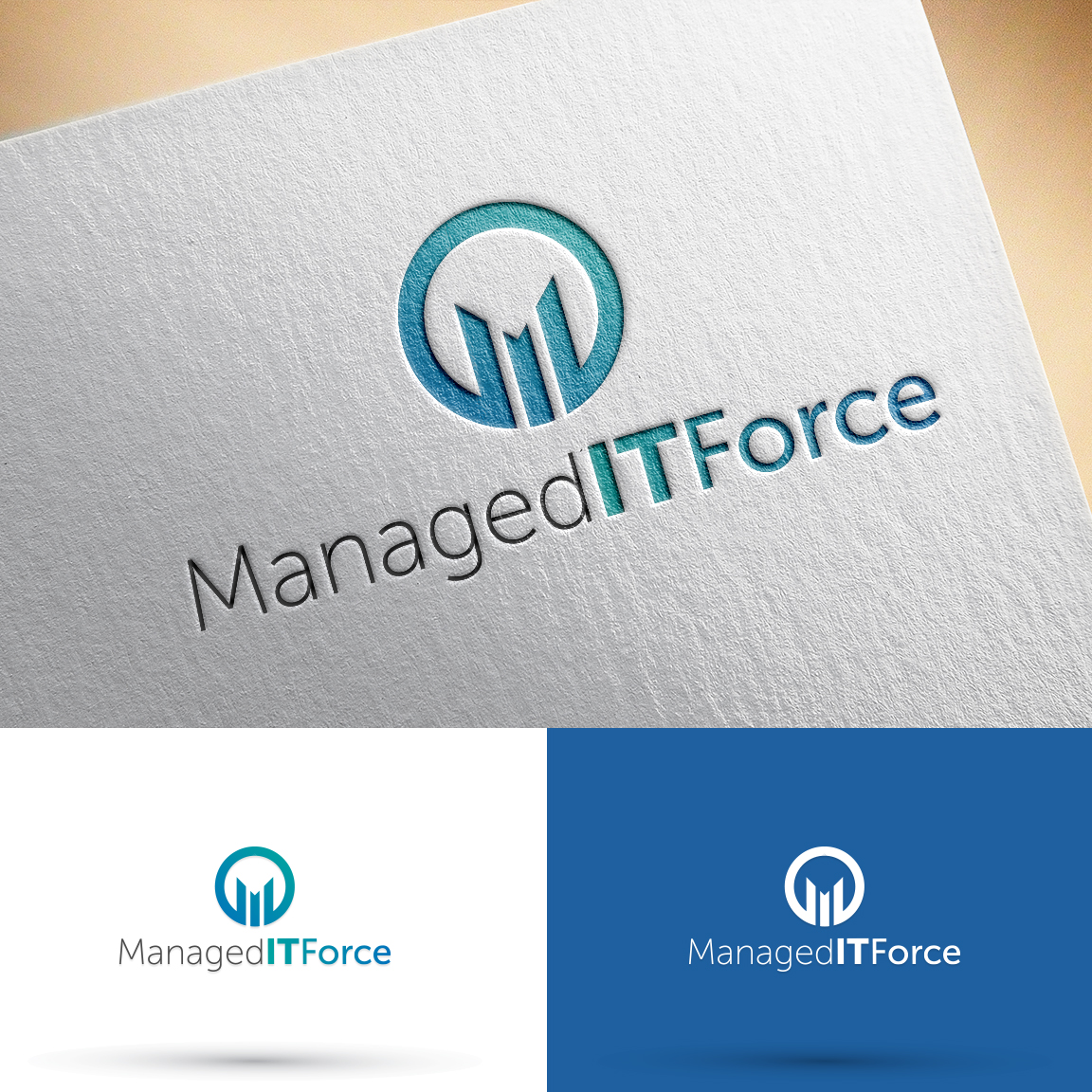Logo Design by NZ for Managed IT Force, LLC | Design #12095197