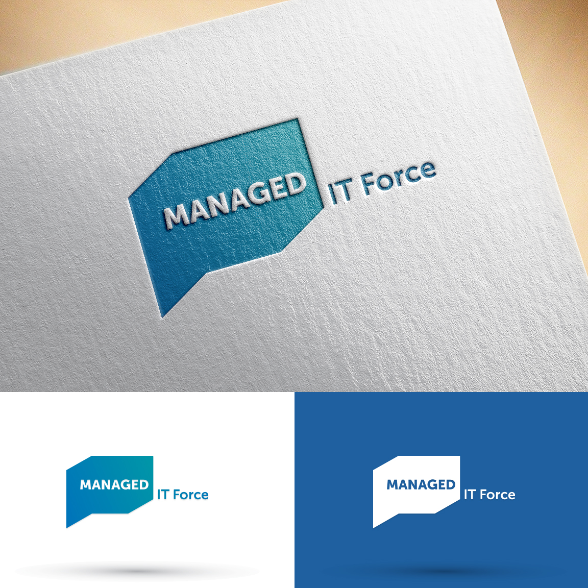 Logo-Design von NZ für Managed IT Force, LLC | Design #12095199