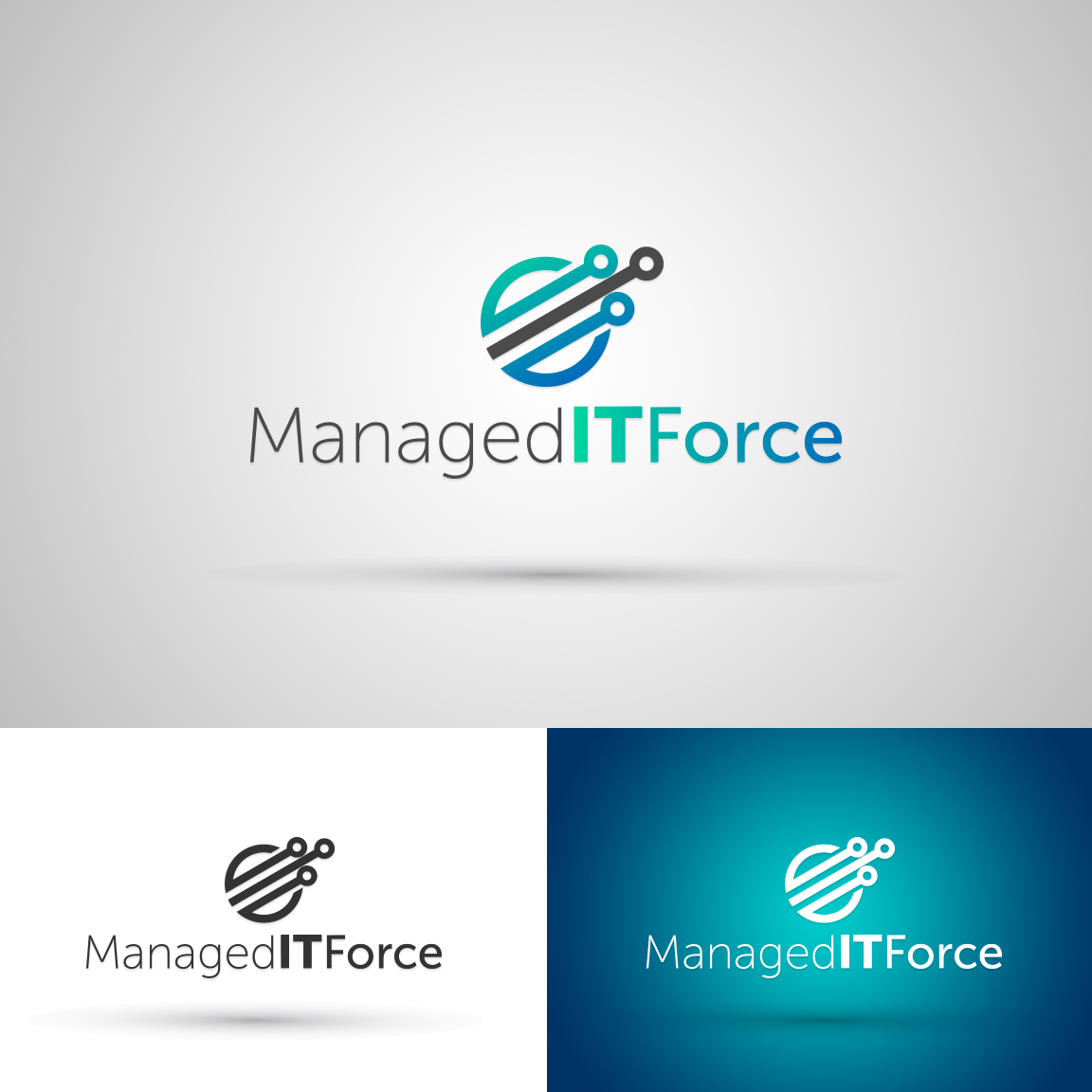 Logo-Design von NZ für Managed IT Force, LLC | Design #12133737
