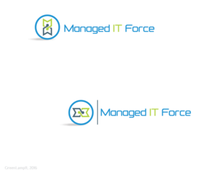 Managed IT Force | Logo Design by GreenLamp