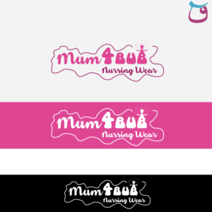 Logo Design by Qaf for Mum4Bub Nursing Wear  | Design: #12122385