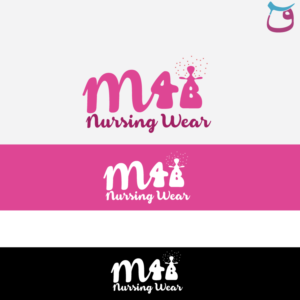 Logo Design by Qaf for Mum4Bub Nursing Wear  | Design: #12122387