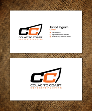Business Card Design by Sandaruwan for Colac To Coast Concrete Pumping | Design #12064831