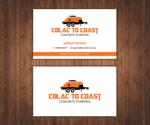 Business Card Design by Stylez Designz for Colac To Coast Concrete Pumping | Design: #12149571