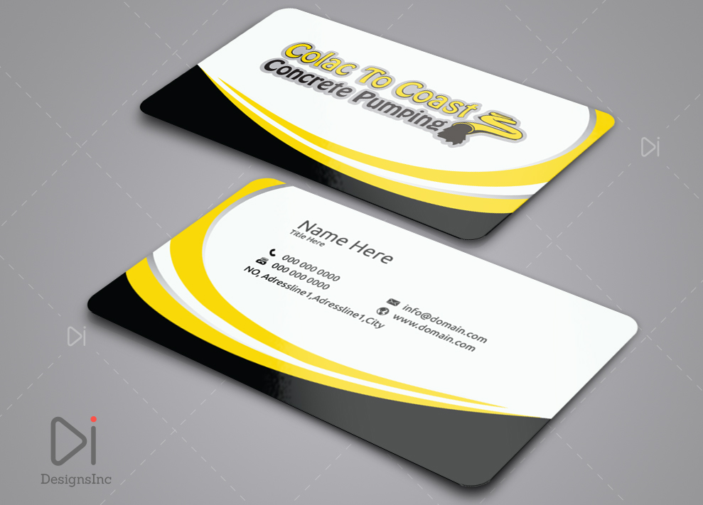 Business Card Design by Design Inc for Colac To Coast Concrete Pumping | Design #12121860