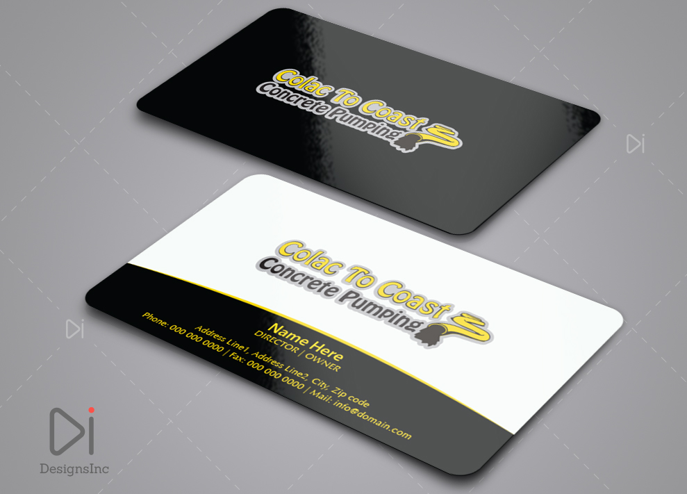 Business Card Design by Design Inc for Colac To Coast Concrete Pumping | Design #12121863