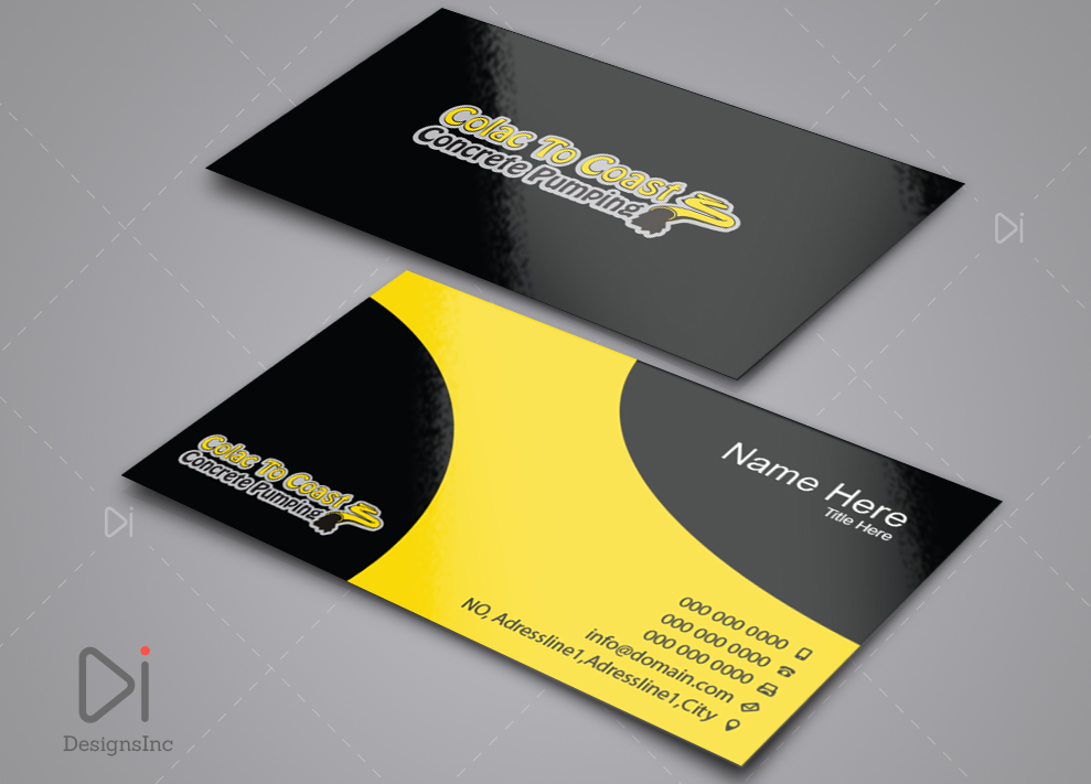 Business Card Design by Design Inc for Colac To Coast Concrete Pumping | Design #12121875